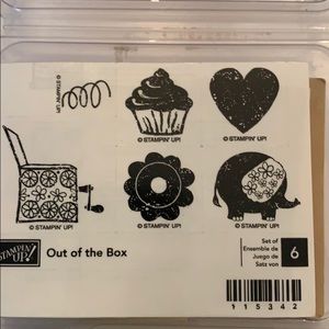 JUST IN Out of the Box rubber stamp set